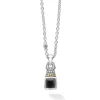 Outlet Onyx Pendant Necklace Two-Tone