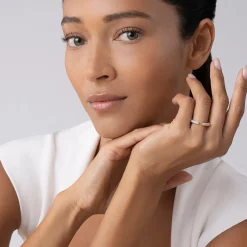 Store Open Diamond Stacking Ring Two-Tone