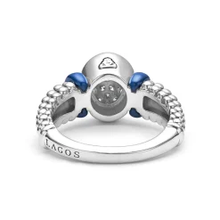Discount Oval Ceramic Caviar Diamond Ring Diamonds