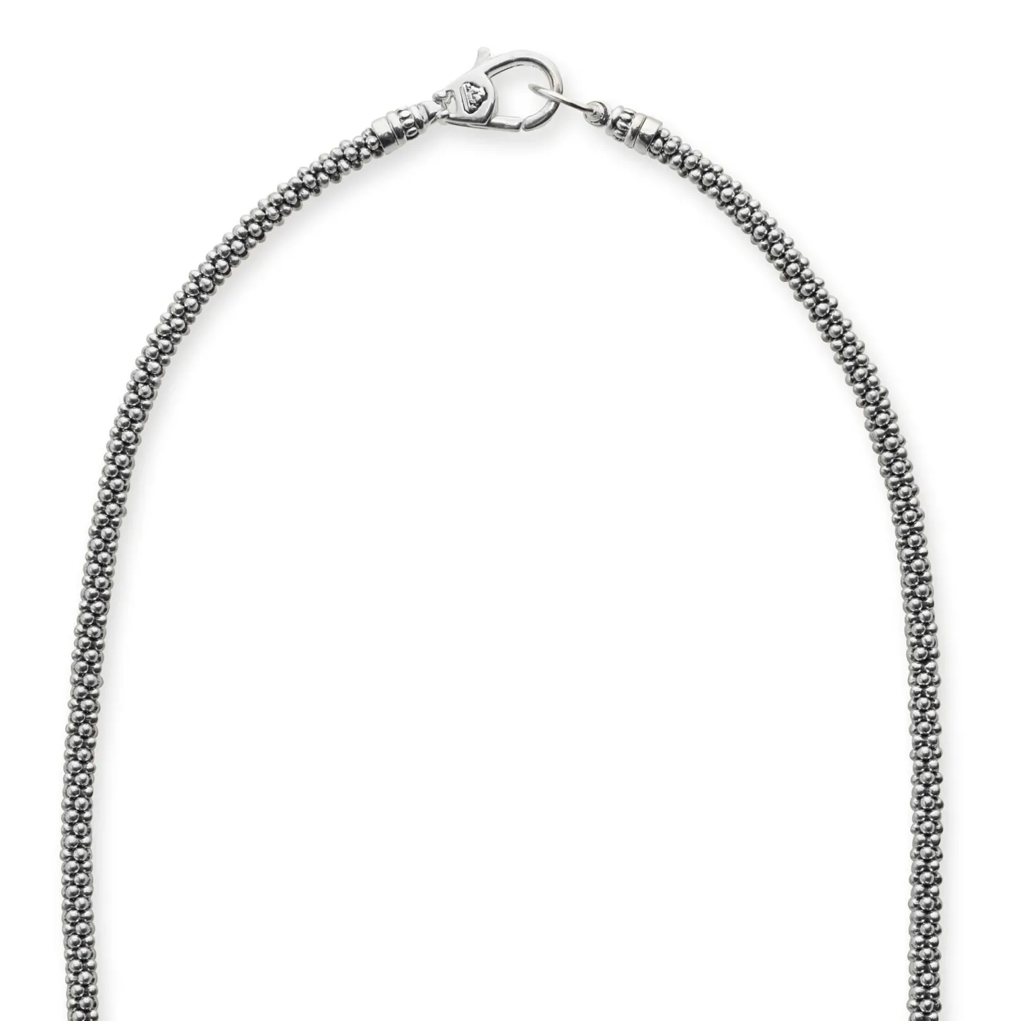 Sale Pearl Diamond Caviar Necklace Two-Tone