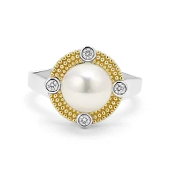 Store Pearl Diamond Ring Diamonds