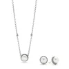 Store Pearl Earrings And Necklace Gift Set Pearl