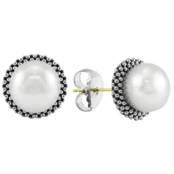 Store Pearl Earrings And Necklace Gift Set Pearl