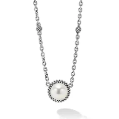 Best Sale Pearl Earrings And Necklace Gift Set Two-Tone