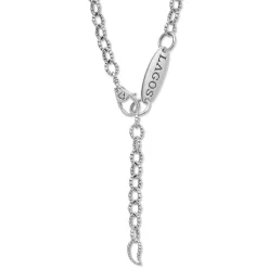 Hot Pearl Link Necklace Silver