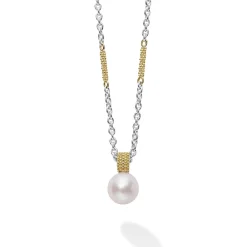 Shop Pearl Pendant Necklace Two-Tone