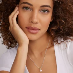 Shop Pearl Pendant Necklace Two-Tone