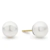 Shop Pearl Stud Earrings Silver