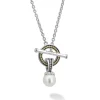 Hot Pearl Toggle Pendant Necklace Pendant Necklaces