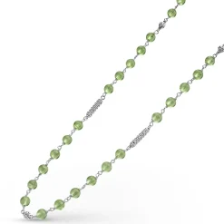 Discount Peridot Beaded Necklace Chains