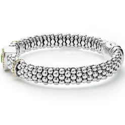 Online Peridot Caviar Bracelet | 9Mm Two-Tone