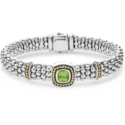 Store Peridot Caviar Bracelet | 9Mm Gemstones