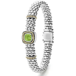 Store Peridot Caviar Bracelet | 9Mm Gemstones