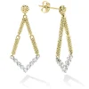 Discount Petite Superfine Diamond Drop Earrings Diamonds