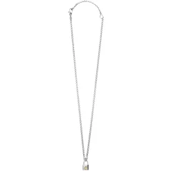 Shop Petite Two-Tone Lock Necklace Two-Tone
