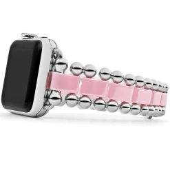 Store Pink Ceramic And Stainless Steel Watch Bracelet-38-45Mm Watch Bracelets