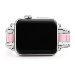 Store Pink Ceramic And Stainless Steel Watch Bracelet-38-45Mm Watch Bracelets