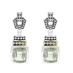 Store Prasiolite Drop Earrings Gemstones