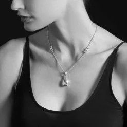 Discount Prasiolite Pendant Two-Tone