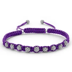 Sale Purple Macrame Bracelet Bracelets