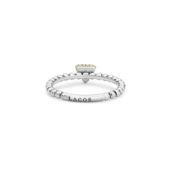 Store Pyramid Diamond Ring Two-Tone