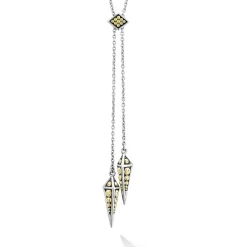 New Pyramid Lariat Necklace Long Necklaces
