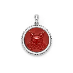 Hot Red Jasper Krunch Amulet Amulets