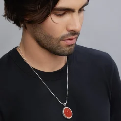 Hot Red Jasper Krunch Amulet Amulets