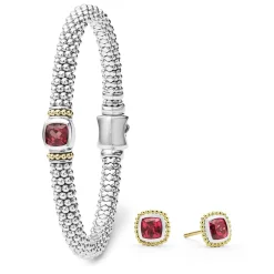 Store Rhodolite Garnet Caviar Gift Set Two-Tone