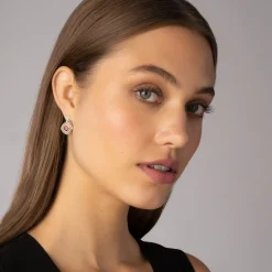 Shop Rhodolite Garnet Drop Earrings Gemstones