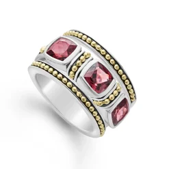 Fashion Rhodolite Garnet Stacking Rings Gemstones
