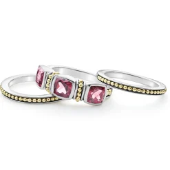 Fashion Rhodolite Garnet Stacking Rings Gemstones