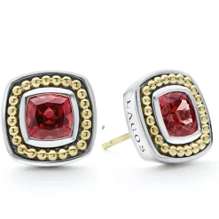 Cheap Rhodolite Garnet Stud Earrings Gemstones