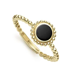 Store Round Onyx Stacking Ring Gemstones