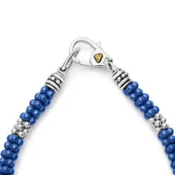 Online Seven Silver Station Ceramic Bracelet | 5Mm Two-Tone