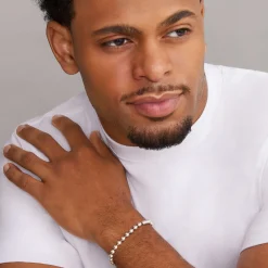 Sale Silver Caviar Beaded Bracelet Bracelets