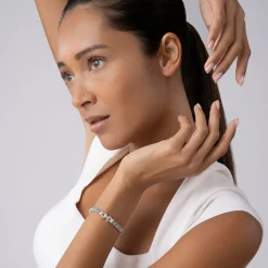 Cheap Silver Caviar Buckle Bracelet | 6Mm Silver