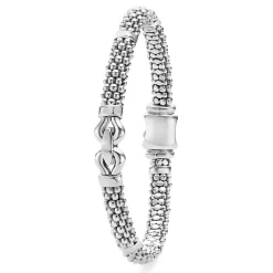 Cheap Silver Caviar Buckle Bracelet | 6Mm Silver