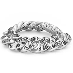 New Silver Curb Link Bracelet | 19Mm Bracelets