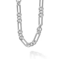 Sale Silver Link Necklace Silver