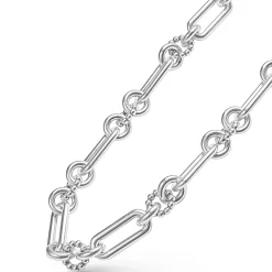 Sale Silver Link Necklace Silver