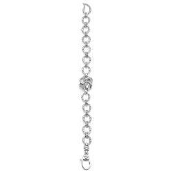Fashion Silver Love Knot Link Bracelet Silver