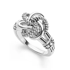 Sale Silver Love Knot Ring Silver