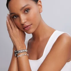 Sale Silver Smart Caviar Link Gift Set Watch Bracelets