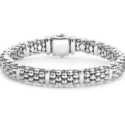 New Silver Station Caviar Bracelet | 9Mm Caviar Bracelets