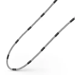 Shop Silver Station Ceramic Beaded Necklace Silver