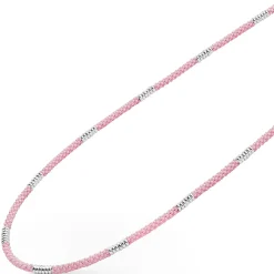 Store Silver Station Ceramic Beaded Necklace | 3Mm Silver