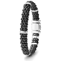 Cheap Silver Station Ceramic Caviar Bracelet | 9Mm Caviar Bracelets