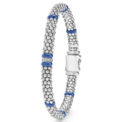 Clearance Single Station Diamond Caviar Bracelet | 6Mm Diamonds