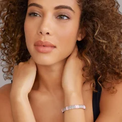 Best Single Station Diamond Caviar Bracelet | 9Mm Diamonds